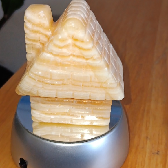 calcite Other - Calcite Quartz Crystal House Orange 2" W 3" T